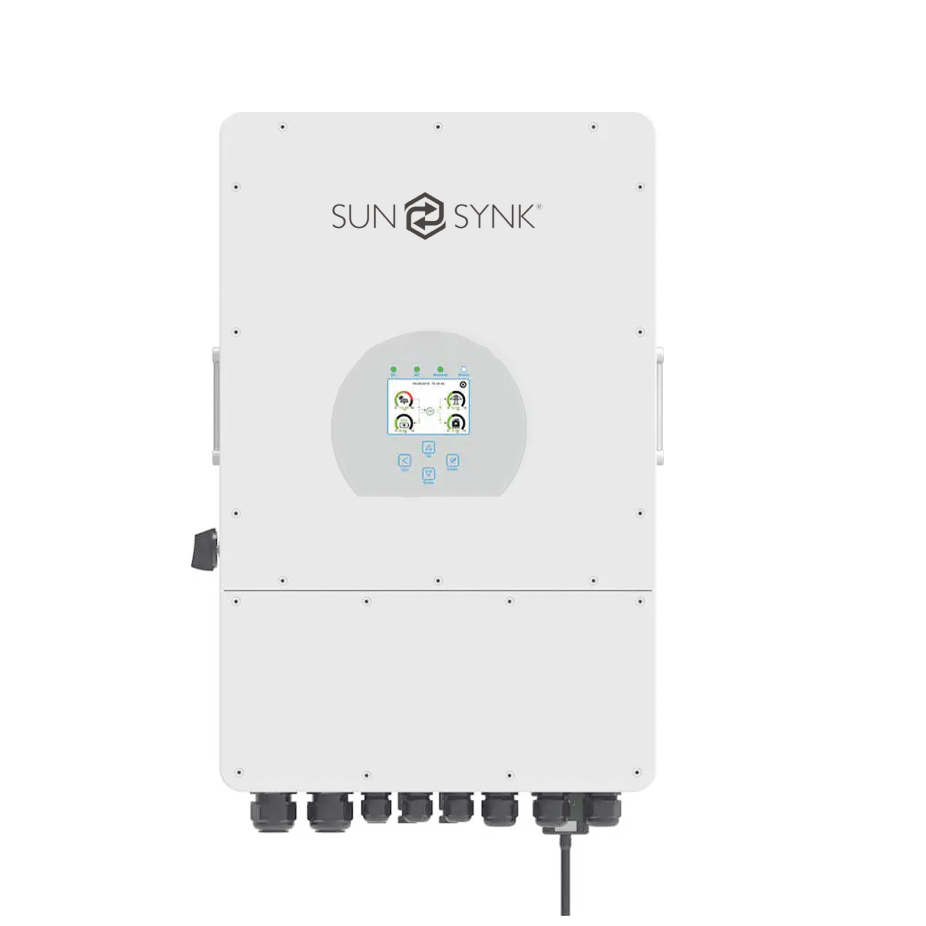 Інвертор гібридний SUNSYNK 12 кВт, трьохфазний SUN-12K-SG04LP3 (18A, 48V, МРРТ 200-650 Vd.c)